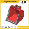 seau résistant supplémentaire de roche de l'excavatrice 2.6m3 Fo PC400LC-7