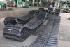 Hydraulique 450x100x48 Chaîne de chaîne de piste de haute qualité Rouleau de chaîne de voies de transport Mini Excavatrice Piste en caoutchouc
