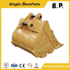 Machines de construction de roches de fixation de l'excavatrice Ec360b godet concasseur mine standard Heavy Duty haute résistance à l'usure en acier allié godet