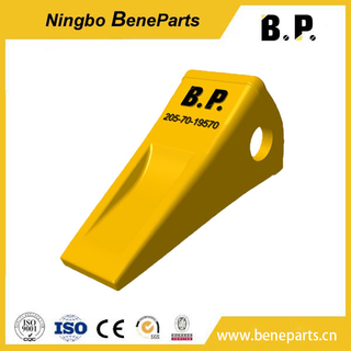 PC200, dents de godet standard pour excavatrice 205-70-19570