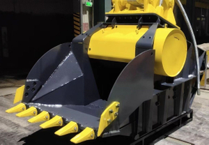 Pièces jointes d'excavatrice de machines de construction Ec460 Ec360 Ec290 Ec240 Ec210 Godet à roche 2,7 cbm Mine standard Heavy Duty Haute résistance à l'usure