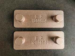 Niveleuse de moteur de godet d'excavatrice 140g, 140h, 120h, 120g, 120K Cooper alliage aluminium Bronze pièces de moteur chargeur Bulldozer bande d'usure 239-4383