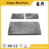 Pièces d'usure 200X250X35mm de protecteur de seau d'excavatrice de chargeur