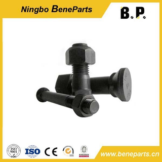 Boulon de chenille 9W3619 10.9 12.9 Grade 40cr 42CrMo, boulon à vis à Segment hexagonal en acier au carbone et écrou, boulons à chaussures de charrue