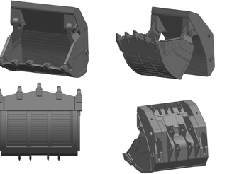 GODET KOMATSU PC4000 22M³ SD