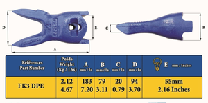 Godet Feurst FK3 DPE Dent de Tigre