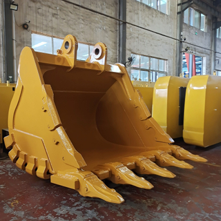 Pièces de rechange Cat330c 2,6m³ Mining Bucket Excavator Bodet robuste