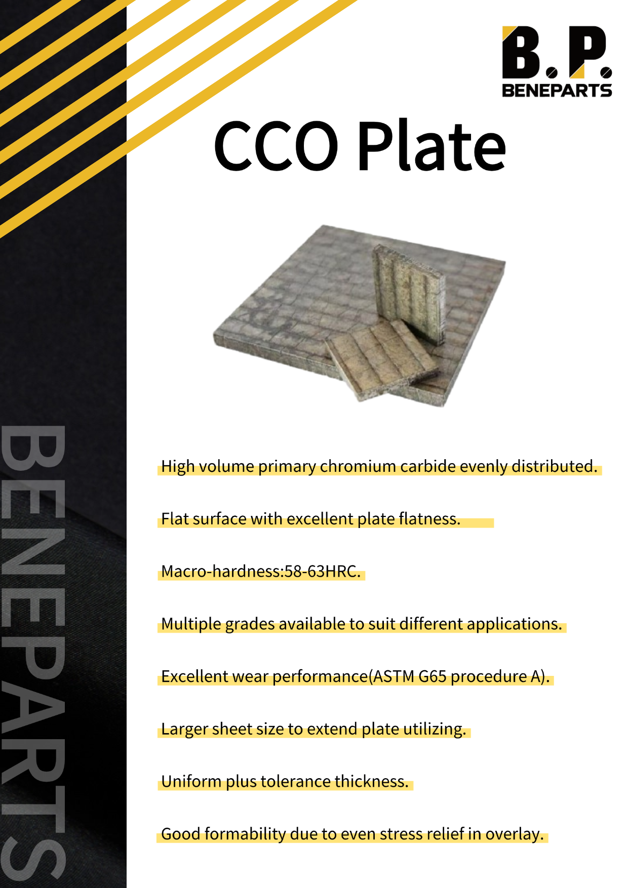 Plaques CCO