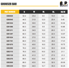 Grouser Bar GB0611 pour bulldozers